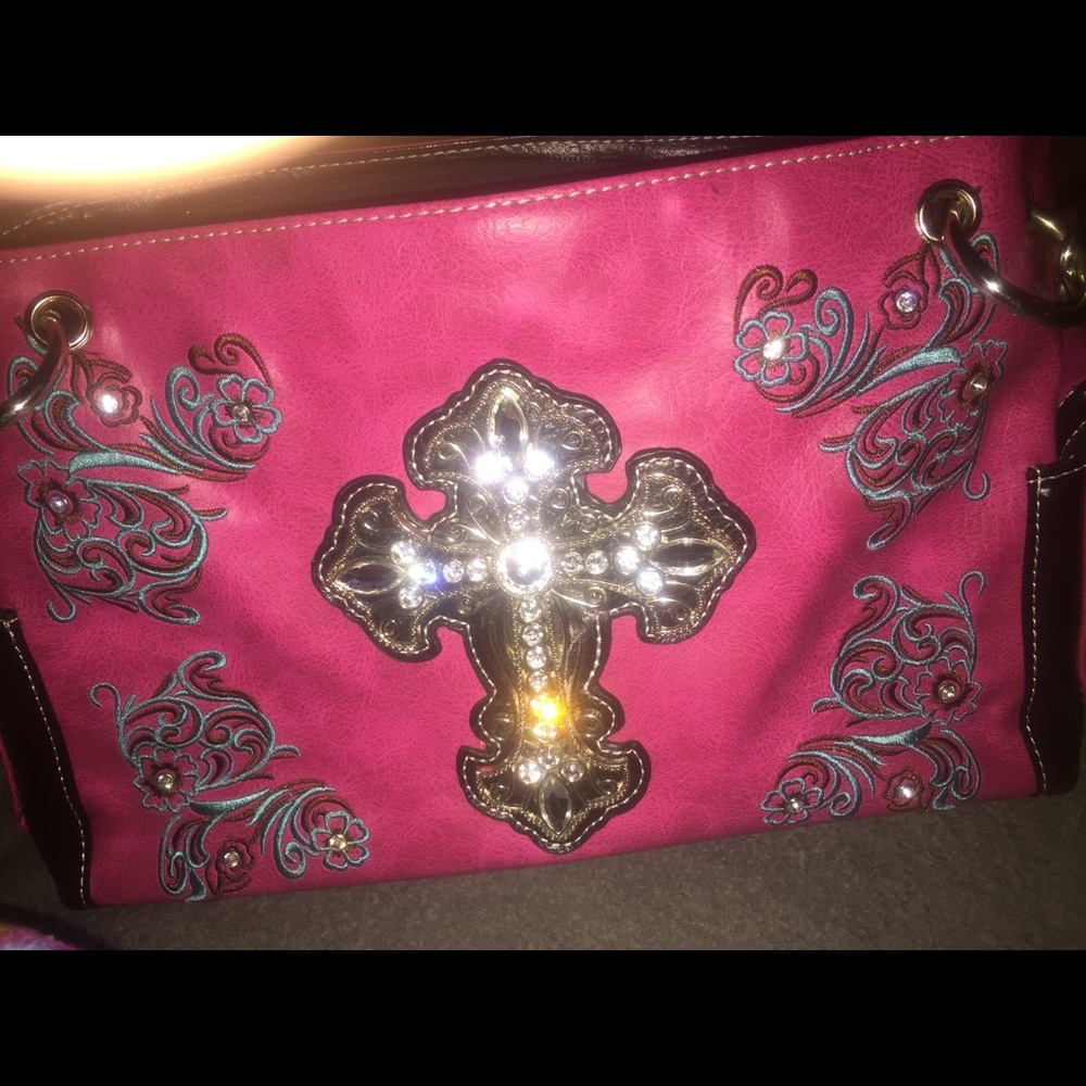 Brand new designer belt and designer purse.